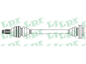LPR DS15020 kardaninis velenas 
 Ratų pavara -> Kardaninis velenas
33201229141, 33201229374, 33201229432
