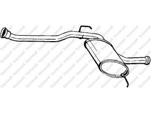 BOSAL 200-529 vidurinis duslintuvas 
 Išmetimo sistema -> Duslintuvas
77.00.797.171, 77.01.470.132