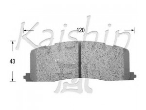 KAISHIN D2105 stabdžių trinkelių rinkinys, diskinis stabdys 
 Techninės priežiūros dalys -> Papildomas remontas
446628020, 449228020