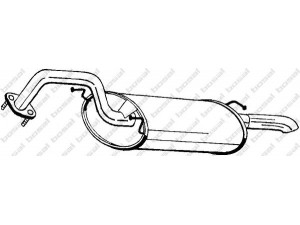 BOSAL 165-151 galinis duslintuvas 
 Išmetimo sistema -> Duslintuvas
28700-33201, 28700-33210, 28700-33241