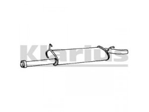 KLARIUS 250102 vidurinis duslintuvas 
 Išmetimo sistema -> Duslintuvas
6646727, 6808682