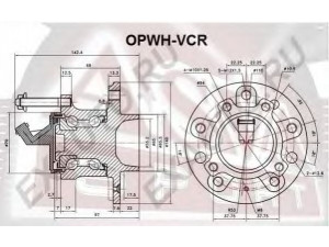 ASVA OPWH-VCR rato stebulė 
 Ašies montavimas/vairavimo mechanizmas/ratai -> Rato stebulė/montavimas -> Rato stebulė
16 04 314, 93170611