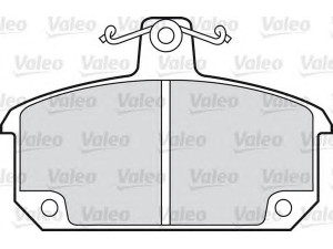 VALEO 598377 stabdžių trinkelių rinkinys, diskinis stabdys 
 Techninės priežiūros dalys -> Papildomas remontas
7701201059, 7701201464, 7701202974