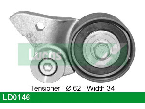 LUCAS ENGINE DRIVE LD0146 įtempiklio skriemulys, paskirstymo diržas
57109487