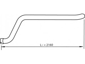 DINEX 54658 išleidimo kolektorius 
 Išmetimo sistema -> Išmetimo vamzdžiai
930.492.0604