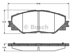 BOSCH 0 986 TB2 942 stabdžių trinkelių rinkinys, diskinis stabdys 
 Techninės priežiūros dalys -> Papildomas remontas
04465 42140, 04465 42150, 446542140