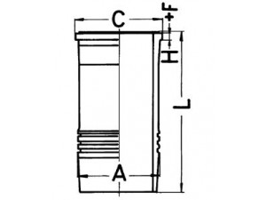 KOLBENSCHMIDT 89895110 cilindro įvorė 
 Variklis -> Cilindrai/stūmokliai
20737507, 21719825