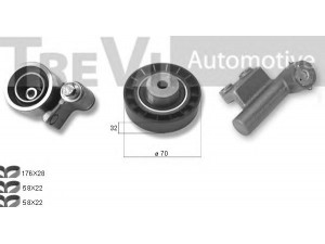 TREVI AUTOMOTIVE KD1393 paskirstymo diržo komplektas 
 Techninės priežiūros dalys -> Papildomas remontas