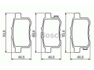 BOSCH 0 986 494 338 stabdžių trinkelių rinkinys, diskinis stabdys 
 Techninės priežiūros dalys -> Papildomas remontas
43022-TA0-A80, 43022-TL1-G01, 43022-TL1-G02
