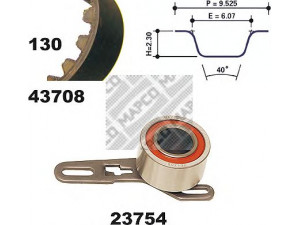 MAPCO 23708 paskirstymo diržo komplektas 
 Techninės priežiūros dalys -> Papildomas remontas