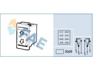 FAE 64180 jungiklis, lango pakėliklis 
 Vidaus įranga -> Elektrinis lango pakėliklis
4477339, 93602038