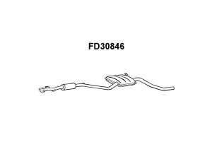 VENEPORTE FD30846 vidurinis duslintuvas 
 Išmetimo sistema -> Duslintuvas
5027009, 6190316, 6519928
