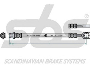 sbs 1330854024 stabdžių žarnelė 
 Stabdžių sistema -> Stabdžių žarnelės
34106779817, 34321503079