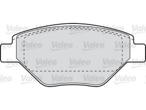 VALEO 598557 stabdžių trinkelių rinkinys, diskinis stabdys 
 Techninės priežiūros dalys -> Papildomas remontas
410609192R, 7701207673