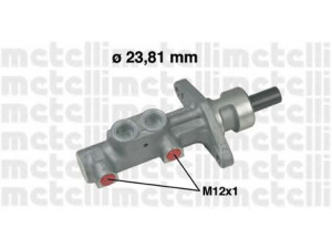 METELLI 05-0577 pagrindinis cilindras, stabdžiai 
 Stabdžių sistema -> Pagrindinis stabdžių cilindras
8602305, 9203845