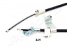 JAPANPARTS BC-224 trosas, stovėjimo stabdys 
 Stabdžių sistema -> Valdymo svirtys/trosai
4642052080
