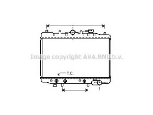 AVA QUALITY COOLING MZ2064 radiatorius, variklio aušinimas 
 Aušinimo sistema -> Radiatorius/alyvos aušintuvas -> Radiatorius/dalys
B31615200, B31615200B, B56615200