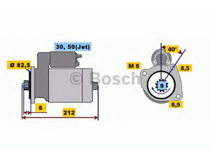 BOSCH 0 001 121 001 starteris
001 911 023, 001 911 023, 001 911 023