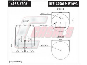 CASALS B1093 dėklas, pneumatinė pakaba
751065