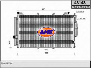 AHE 43148 kondensatorius, oro kondicionierius 
 Oro kondicionavimas -> Kondensatorius
9760617000
