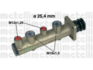METELLI 05-0107 pagrindinis cilindras, stabdžiai
4237418, 4726277, 4765079