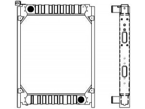 SAKURA  Automotive 1311-0313 radiatorius, variklio aušinimas