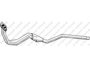 BOSAL 883-105 išleidimo kolektorius 
 Išmetimo sistema -> Išmetimo vamzdžiai
5 929 356