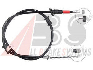 A.B.S. K19617 trosas, stovėjimo stabdys 
 Stabdžių sistema -> Valdymo svirtys/trosai
MR 249713