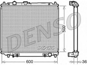DENSO DRM45003 radiatorius, variklio aušinimas 
 Aušinimo sistema -> Radiatorius/alyvos aušintuvas -> Radiatorius/dalys
MR340050, MR340051