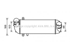 AVA QUALITY COOLING KA4212 tarpinis suslėgto oro aušintuvas, kompresorius 
 Variklis -> Oro tiekimas -> Įkrovos agregatas (turbo/superįkrova) -> Tarpinis suslėgto oro aušintuvas
282712F000
