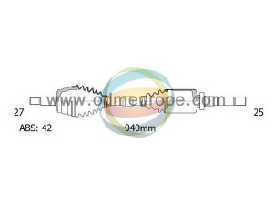 ODM-MULTIPARTS 18-062041 kardaninis velenas 
 Ratų pavara -> Kardaninis velenas
39100-71J00, 39100-71J10