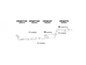 VENEPORTE 400384 išmetimo sistema