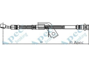 APEC braking HOS4141 stabdžių žarnelė 
 Stabdžių sistema -> Stabdžių žarnelės
587381C800