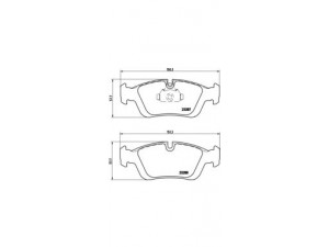 BREMBO P 06 024 stabdžių trinkelių rinkinys, diskinis stabdys 
 Techninės priežiūros dalys -> Papildomas remontas
34111160356, 34111160357, 34111160532