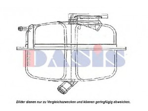 AKS DASIS 123020N išsiplėtimo bakelis, aušinimo skystis
1075000149, A1075000149