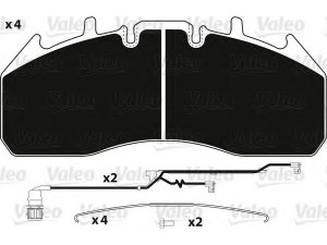 VALEO 882245 stabdžių trinkelių rinkinys, diskinis stabdys 
 Techninės priežiūros dalys -> Papildomas remontas
20568711, 20568714, 5001864363