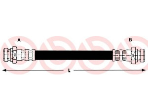 BREMBO T 30 004 stabdžių žarnelė 
 Stabdžių sistema -> Stabdžių žarnelės
5873722000, 5873722001, 5873722100