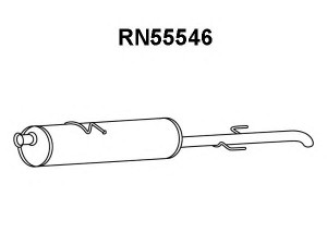 VENEPORTE RN55546 galinis duslintuvas 
 Išmetimo sistema -> Duslintuvas
4420050, 8200949790, 93167645