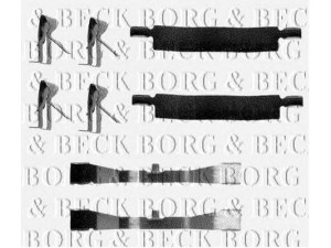 BORG & BECK BBK1101 priedų komplektas, diskinių stabdžių trinkelės 
 Stabdžių sistema -> Diskinis stabdys -> Stabdžių dalys/priedai