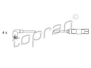 TOPRAN 108 960 uždegimo laido komplektas 
 Kibirkšties / kaitinamasis uždegimas -> Uždegimo laidai/jungtys
06A 998 031S, 06A 998 031S, 06A 998 031S