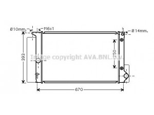 AVA QUALITY COOLING TOA2474 radiatorius, variklio aušinimas 
 Aušinimo sistema -> Radiatorius/alyvos aušintuvas -> Radiatorius/dalys
164000D400, 164000D470, 164000D481