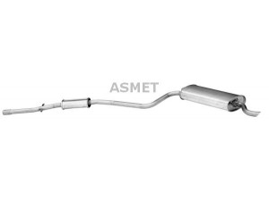 ASMET 16.048 galinis duslintuvas 
 Išmetimo sistema -> Duslintuvas
46521913, 46523254, 46559845, 46559846