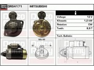 DELCO REMY DRS4171 starteris 
 Elektros įranga -> Starterio sistema -> Starteris
M4T14572, M4T14673, M4T14771, M4T14872