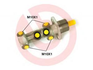 BREMBO M 23 008 pagrindinis cilindras, stabdžiai 
 Stabdžių sistema -> Pagrindinis stabdžių cilindras
0204125405, 132889B, 261109B, BSM0178