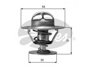 GATES TH00691G1 termostatas, aušinimo skystis 
 Aušinimo sistema -> Termostatas/tarpiklis -> Thermostat
6058444, ERT107, 1338038, 90067918