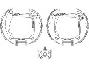 HELLA PAGID 8DB 355 004-951 stabdžių trinkelių komplektas 
 Techninės priežiūros dalys -> Papildomas remontas
424100000, 424124, 424100000, 424123
