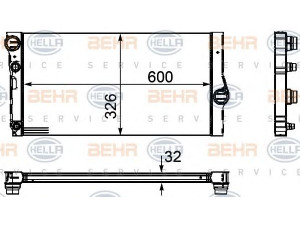 HELLA 8MK 376 755-371 radiatorius, variklio aušinimas 
 Aušinimo sistema -> Radiatorius/alyvos aušintuvas -> Radiatorius/dalys
17 11 7 805 627, 17 11 8 509 175