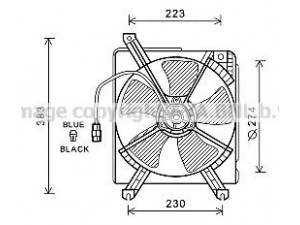 AVA QUALITY COOLING MZ7542 ventiliatorius, radiatoriaus 
 Aušinimo sistema -> Oro aušinimas
B6MC15035, NC1061710B