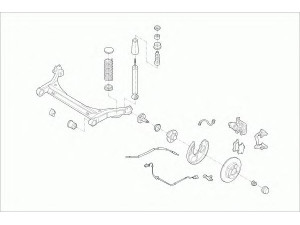 SACHS VW-LUPO-RS003 vairavimo mechanizmas; rato pakaba 
 Ašies montavimas/vairavimo mechanizmas/ratai -> Prekių paieška pagal schemą