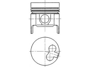 KOLBENSCHMIDT 94756600 stūmoklis 
 Variklis -> Cilindrai/stūmokliai
13101-54070, 13101-54070